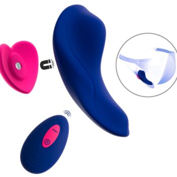 Panty Vibrator Â»HeartÂ« med fjernbetjening