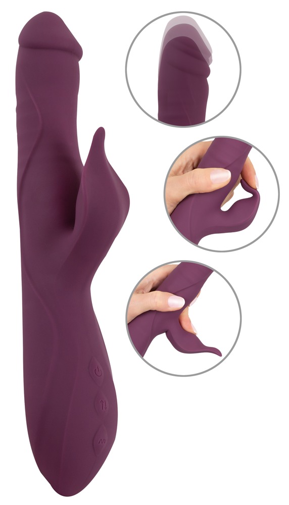 Rabbitvibrator med stødfunktion