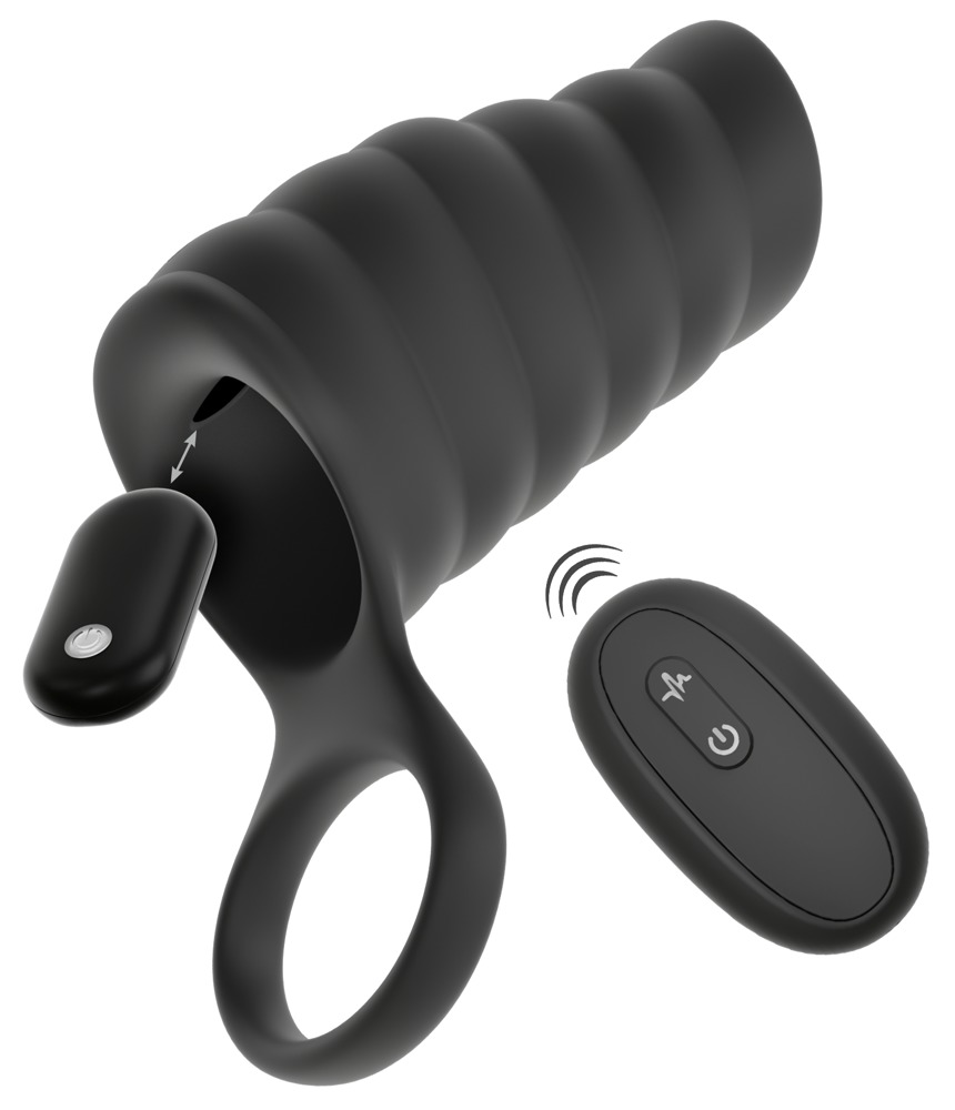 Penis sleeve med vibration