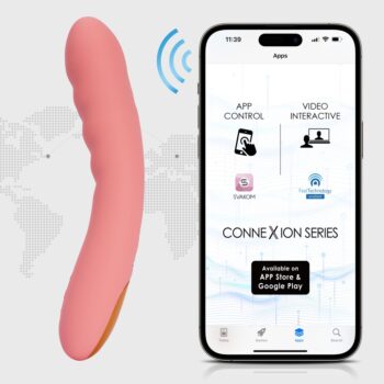 Stødvibratoren "Ava Neo" kan også styres via en app