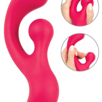 Rabbitvibrator "G-Spot" med roterende klitorisstimulator