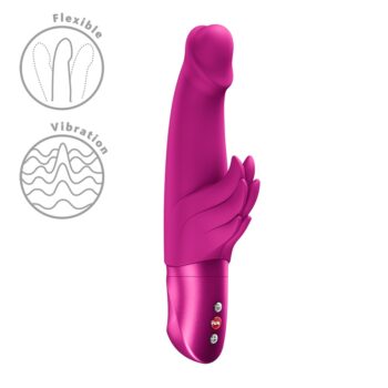 Rabbit vibrator "WICKED ANGELâ med stimulerende vinger