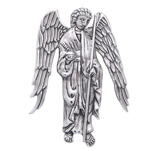 Vedhæng Ærkeenglen Raphael - 34mm - u/kæde