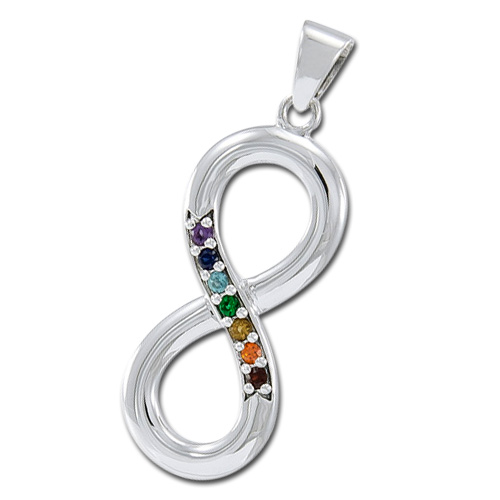 Chakra Uendelighedstegnet vedhæng - 45mm - u/kæde