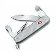 Victorinox Pioneer Pocket Tool, Ribbed Alox, Silver, - Multitool